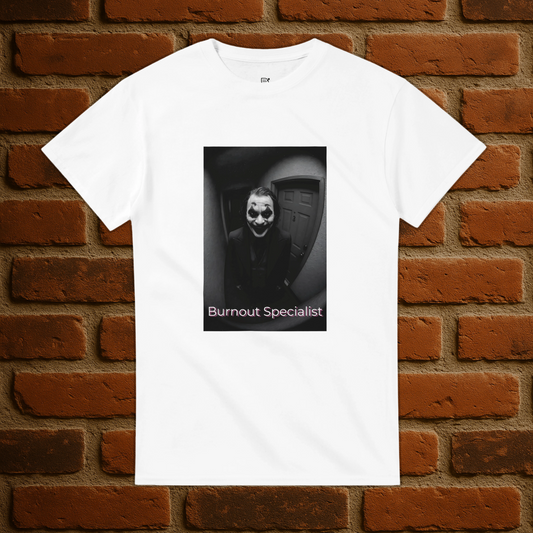 T-Shirt "Burnout Specialist" (Joker Edition) | Deliverable